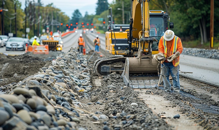 Acasă 32 Fazele lucrărilor de infrastructură rutieră în medii dificile